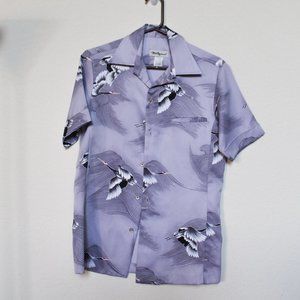 Vintage | Tori Richard | 1970's Hawaiian Shirt | Grey
